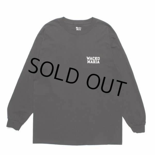 画像2: WACKO MARIA/LONG SLEEVE T-SHIRT（BLACK）［プリント長袖T-24秋冬］ (2)