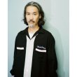 画像3: WACKO MARIA/SWITCHING 50'S OPEN COLLAR SHIRT（BLACK）［スイッチング50'Sオープンカラーシャツ-24秋冬］ (3)