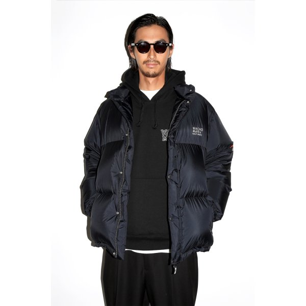 画像2: WACKO MARIA/HEAVY WEIGHT HOODED SWEAT SHIRT（BLACK）［プルオーバーパーカー-24秋冬］ (2)