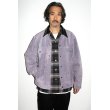 画像2: WACKO MARIA/OMBRE CHECK OPEN COLLAR SHIRT（PINK）［オンブレチェックオープンカラーシャツ-24秋冬］ (2)