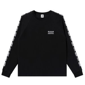 画像: BlackEyePatch/HWC EMBROIDERED RAGLAN L/S TEE（BLACK）