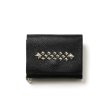 画像1: CALEE/STUDS LEATHER MULTI WALLET（BLACK）［スタッズレザーマルチウォレット-24秋冬］ (1)