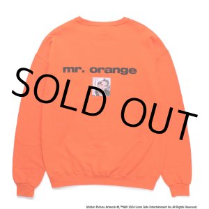 画像: WACKO MARIA/RESERVOIR DOGS / SWEAT SHIRT（ORANGE）［クルーネックスウェット-24秋冬］