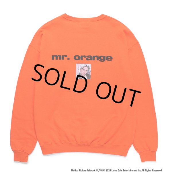 画像1: WACKO MARIA/RESERVOIR DOGS / SWEAT SHIRT（ORANGE）［クルーネックスウェット-24秋冬］ (1)