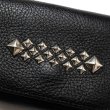 画像3: CALEE/STUDS LEATHER MULTI WALLET（BLACK）［スタッズレザーマルチウォレット-24秋冬］ (3)