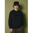 画像2: CALEE/EMBROIDERY CALEE LOGO CREW NECK SW（BLACK）［クルーネックスウェット-24秋冬］ (2)