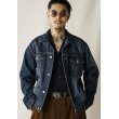 画像10: CALEE/VINTAGE REPRODUCT 3RD TYPE DENIM JACKET ＜USED＞（USED INDIGO BLUE）［3rdタイプデニムJKT-24秋冬］ (10)