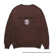 画像1: WACKO MARIA/RESERVOIR DOGS / SWEAT SHIRT（BROWN）［クルーネックスウェット-24秋冬］ (1)