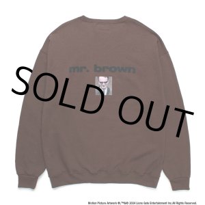 画像: WACKO MARIA/RESERVOIR DOGS / SWEAT SHIRT（BROWN）［クルーネックスウェット-24秋冬］