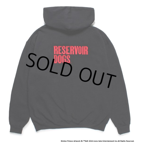 画像1: WACKO MARIA/RESERVOIR DOGS / HOODED SWEAT SHIRT（BLACK）［プルオーバーパーカー-24秋冬］ (1)