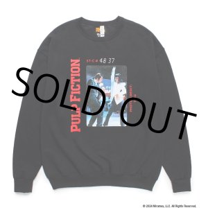 画像: WACKO MARIA/PULP FICTION / SWEAT SHIRT（BLACK）［クルーネックスウェット-24秋冬］