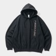 画像2: TIGHTBOOTH/STRAIGHT UP HOODED SWEAT SHIRT（Black）［プルオーバーパーカー-24秋冬］ (2)