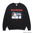 画像1: WACKO MARIA/PULP FICTION / SWEAT SHIRT（BLACK）［クルーネックスウェット-24秋冬］ (1)