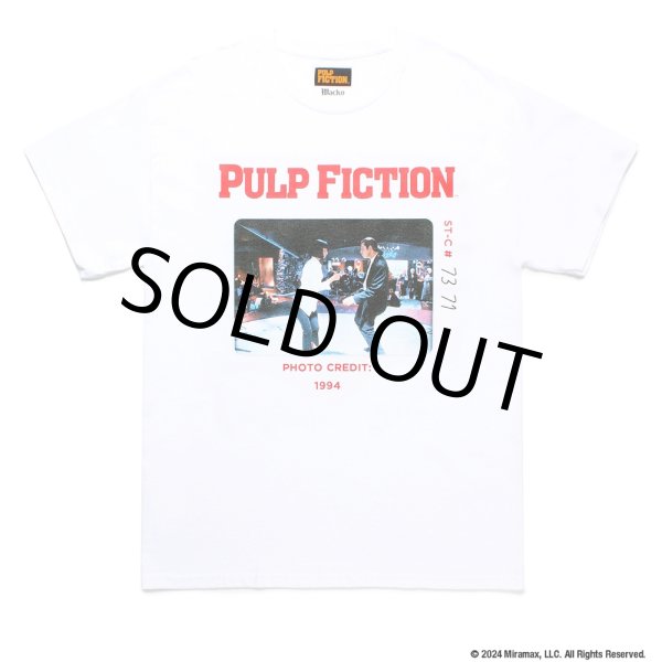 画像1: WACKO MARIA/PULP FICTION / T-SHIRT（WHITE）［プリントT-24秋冬］ (1)