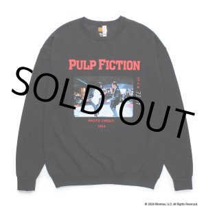 画像: WACKO MARIA/PULP FICTION / SWEAT SHIRT（BLACK）［クルーネックスウェット-24秋冬］