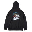 画像1: PORKCHOP/POLAR BEAR P HOODED（×MASSES）（BLACK）［プルオーバーパーカー-24秋冬］ (1)