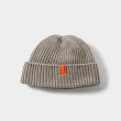 画像1: TIGHTBOOTH/TAG BEANIE（Grey）［ビーニー-24秋冬］ (1)