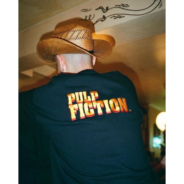 画像3: WACKO MARIA/PULP FICTION / SWEAT SHIRT（BLACK）［クルーネックスウェット-24秋冬］ (3)