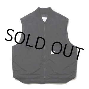 画像: COOTIE PRODUCTIONS/Padded Nylon OX Work Vest（Black）［ワークベスト-24秋冬］