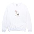 画像1: WACKO MARIA/世界平和プロジェクト / SWEAT SHIRT（WHITE）［クルーネックスウェット-24秋冬］ (1)