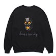 画像1: WACKO MARIA/世界平和プロジェクト / SWEAT SHIRT（BLACK）［クルーネックスウェット-24秋冬］ (1)