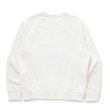 画像2: RATS/LOGO BINDER NECK SWEAT（WHITE）［クルーネックスウェット-24秋冬］ (2)