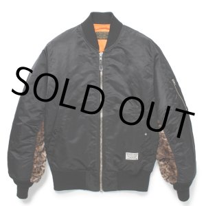 画像: WACKO MARIA/MA-1 FLIGHT JACKET（BLACK）［MA-1フライトJKT-24秋冬］