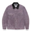 画像1: WACKO MARIA/SUEDE TRUCKER JACKET（PURPLE）［スウェードレザートラッカーJKT-24秋冬］ (1)