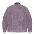 画像2: WACKO MARIA/SUEDE TRUCKER JACKET（PURPLE）［スウェードレザートラッカーJKT-24秋冬］ (2)