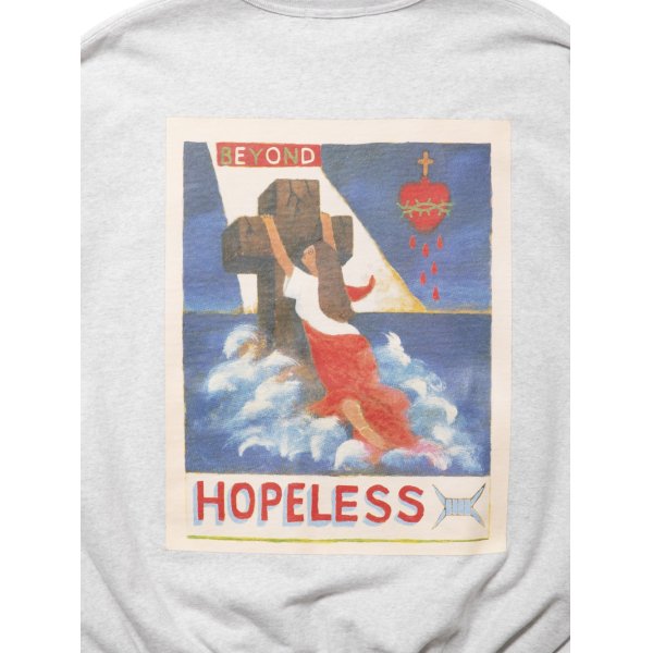 画像5: COOTIE PRODUCTIONS/Print Sweat Crew（BEYOND HOPELESS）（Oatmeal）［スウェットクルー-24秋冬］ (5)