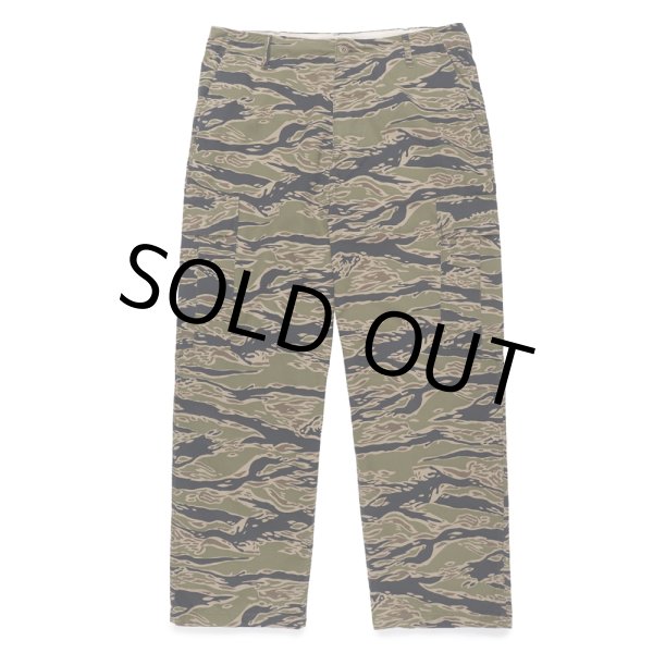 画像1: WACKO MARIA/TIGER CAMO 6 POCKET TROUSERS（OLIVE）［タイガーカモ6ポケットトラウザース-24秋冬］ (1)