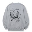 画像1: CALEE/SYNDICATE RETRO GIRL CREW NECK SW ＜NATURALLY PAINT DESIGN＞（GRAY）［クルーネックスウェット-24秋冬］ (1)