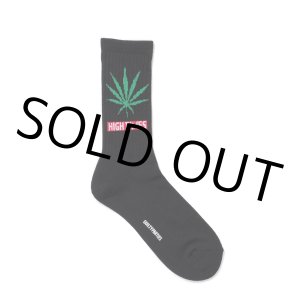 画像: WACKO MARIA/HIGH TIMES / JACQUARD SOCKS（BLACK）［ジャガードソックス-24秋冬］