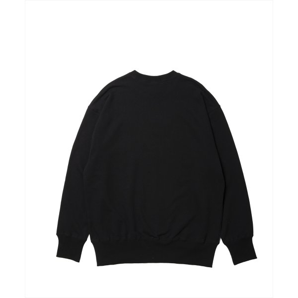 画像2: 【25春夏ご予約受付中！25年3月入荷予定】ROTTWEILER/RTTW SWEATER（BLACK）［クルーネックスウェット-25春夏］ (2)