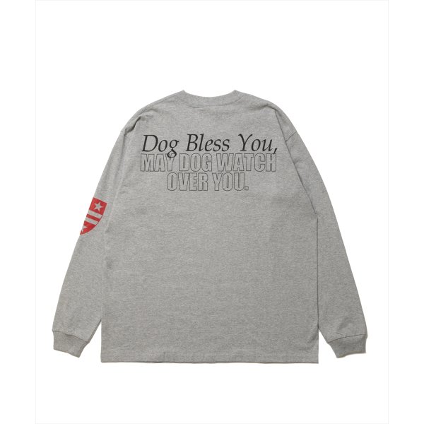 画像2: 【25春夏ご予約受付中！25年3月入荷予定】ROTTWEILER/DOG PHOTO LS TEE（GRAY）［プリント長袖T-25春夏］ (2)