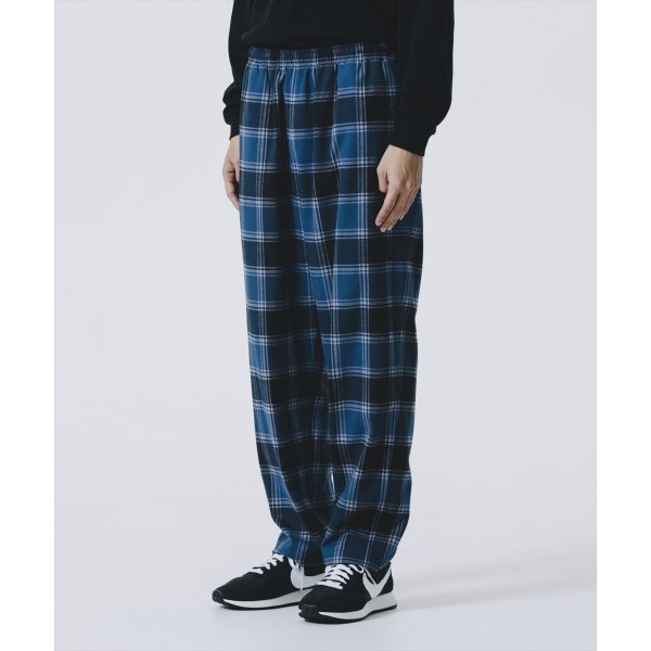 画像4: 【25春夏ご予約受付中！25年4月入荷予定】ROTTWEILER/R9 NEL CHECK PANTS（BLUE）［ネルチェックパンツ-25春夏］ (4)