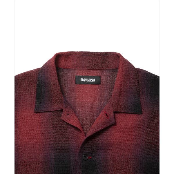 画像3: 【25春夏ご予約受付中！25年3月入荷予定】ROTTWEILER/R9 CHAMPION CHECK SHIRT（RED）［チャンピオンチェックシャツ-25春夏］ (3)