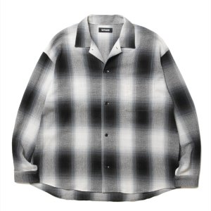 画像: 【25春夏ご予約受付中！25年3月入荷予定】ROTTWEILER/R9 CHAMPION CHECK SHIRT（BLACK）［チャンピオンチェックシャツ-25春夏］