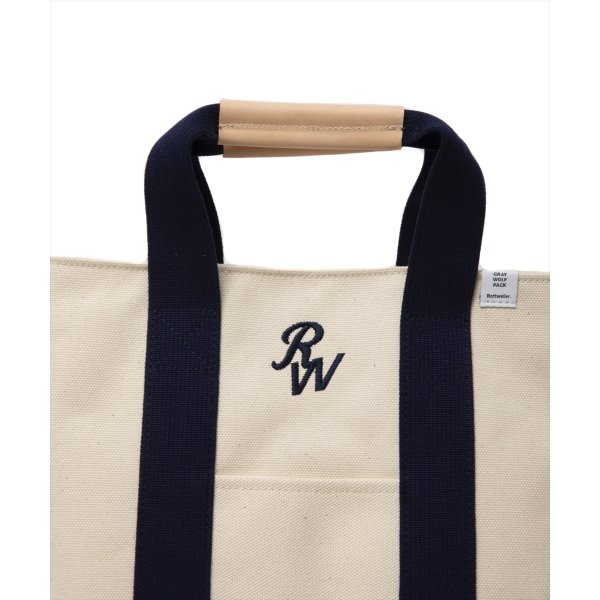 画像4: 【25春夏ご予約受付中！25年3月入荷予定】ROTTWEILER/CANVAS TOTE BAG SMALL（NAVY）［キャンバストートバッグ"スモール"-25春夏］ (4)