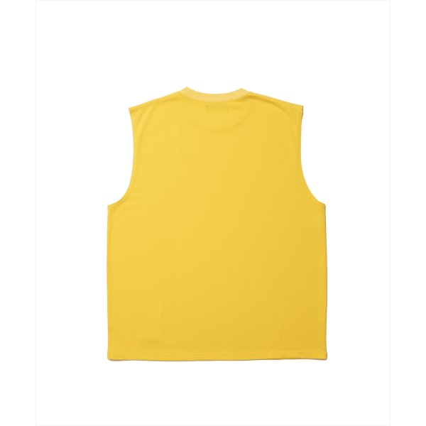 画像2: 【25春夏ご予約受付中！25年5月入荷予定】ROTTWEILER/R9 BASIC SLEEVELESS TEE（YELLOW）［オリジナルスリーブレスT-25春夏］ (2)