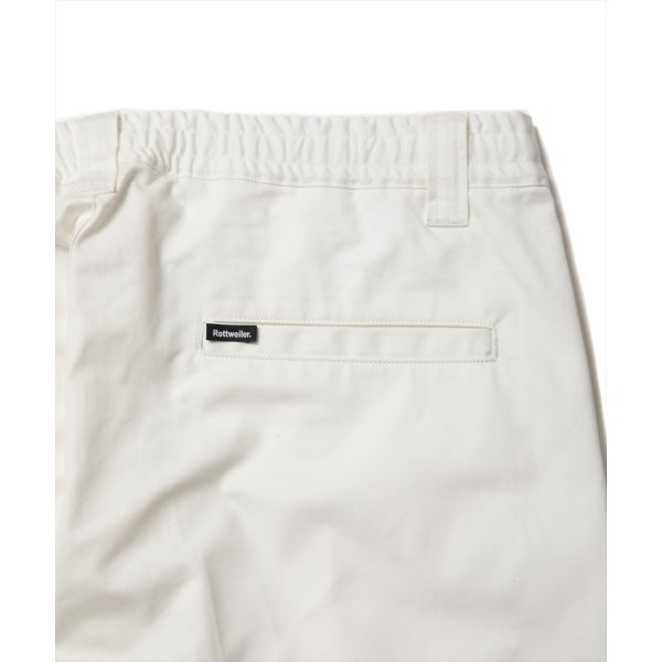 画像3: 【25春夏ご予約受付中！25年3月入荷予定】ROTTWEILER/R9 TUCK PRESS CHINO PANTS（WHITE）［タックプレスチノパン-25春夏］ (3)