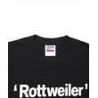 画像3: 【25春夏ご予約受付中！25年4月入荷予定】ROTTWEILER/RW TEE（BLACK）［プリントT-25春夏］ (3)