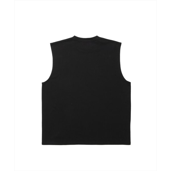 画像2: 【25春夏ご予約受付中！25年5月入荷予定】ROTTWEILER/R9 BASIC SLEEVELESS TEE（BLACK）［オリジナルスリーブレスT-25春夏］ (2)