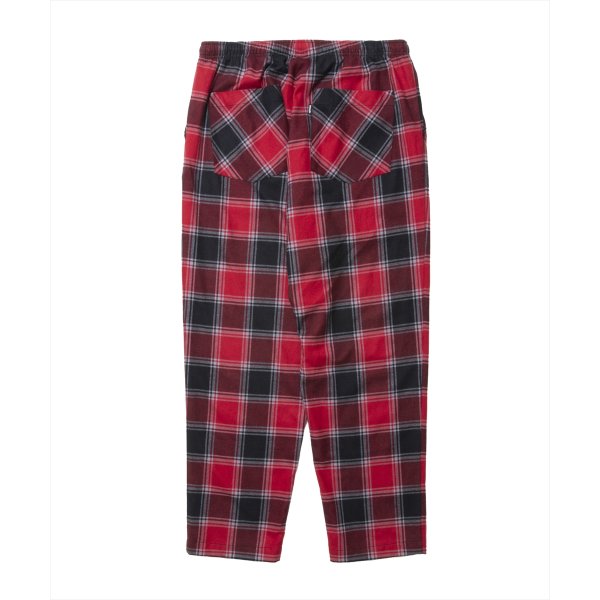 画像2: 【25春夏ご予約受付中！25年4月入荷予定】ROTTWEILER/R9 NEL CHECK PANTS（RED）［ネルチェックパンツ-25春夏］ (2)