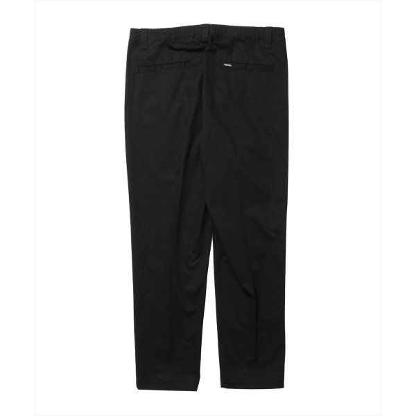 画像2: 【25春夏ご予約受付中！25年3月入荷予定】ROTTWEILER/R9 TUCK PRESS CHINO PANTS（BLACK）［タックプレスチノパン-25春夏］ (2)