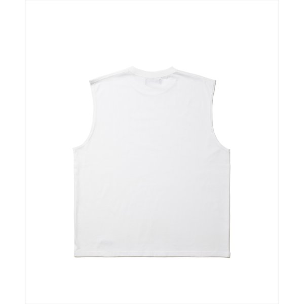 画像2: 【25春夏ご予約受付中！25年5月入荷予定】ROTTWEILER/R9 BASIC SLEEVELESS TEE（WHITE）［オリジナルスリーブレスT-25春夏］ (2)