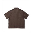 画像2: 【25春夏ご予約受付中！25年4月入荷予定】ROTTWEILER/R9 STRIPE S/S SHIRT（BROWN）［ストライプシャツ-25春夏］ (2)