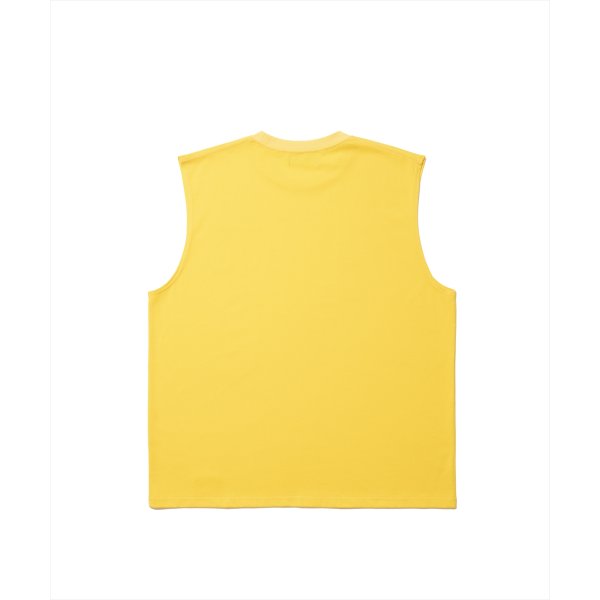 画像2: 【25春夏ご予約受付中！25年5月入荷予定】ROTTWEILER/R9 B.D.C SLEEVELESS TEE（YELLOW）［オリジナルスリーブレスT-25春夏］ (2)