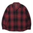 画像1: 【25春夏ご予約受付中！25年3月入荷予定】ROTTWEILER/R9 CHAMPION CHECK SHIRT（RED）［チャンピオンチェックシャツ-25春夏］ (1)