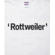 画像5: 【25春夏ご予約受付中！25年4月入荷予定】ROTTWEILER/RW TEE（WHITE）［プリントT-25春夏］ (5)